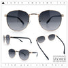 Classic Round Windsor Dandy Metal Rim Fashion Sunglasses
