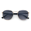 Classic Round Windsor Dandy Metal Rim Fashion Sunglasses