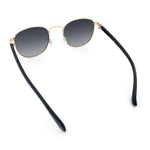 Classic Round Windsor Dandy Metal Rim Fashion Sunglasses