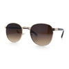 Classic Round Windsor Dandy Metal Rim Fashion Sunglasses