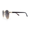 Classic Round Windsor Dandy Metal Rim Fashion Sunglasses
