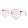 Classic Round Windsor Dandy Metal Rim Fashion Sunglasses