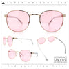 Classic Round Windsor Dandy Metal Rim Fashion Sunglasses