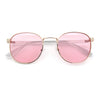 Classic Round Windsor Dandy Metal Rim Fashion Sunglasses