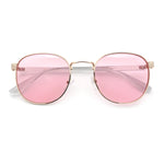 Classic Round Windsor Dandy Metal Rim Fashion Sunglasses