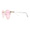 Classic Round Windsor Dandy Metal Rim Fashion Sunglasses