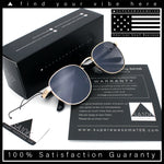 Classic Round Windsor Dandy Metal Rim Fashion Sunglasses