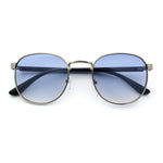 Classic Round Windsor Dandy Metal Rim Fashion Sunglasses