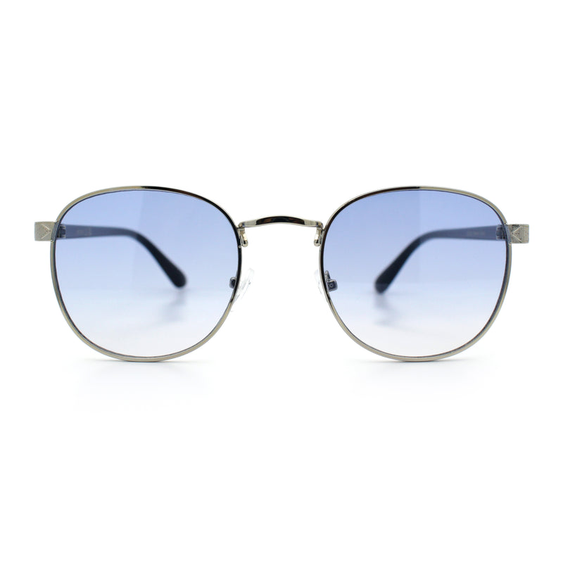 Classic Round Windsor Dandy Metal Rim Fashion Sunglasses