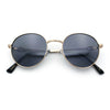 Classy Windsor Retro Metal Rim Round Luxe Metal Rim Sunglasses