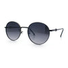 Classy Windsor Retro Metal Rim Round Luxe Metal Rim Sunglasses