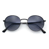 Classy Windsor Retro Metal Rim Round Luxe Metal Rim Sunglasses