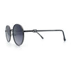 Classy Windsor Retro Metal Rim Round Luxe Metal Rim Sunglasses