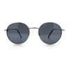 Classy Windsor Retro Metal Rim Round Luxe Metal Rim Sunglasses