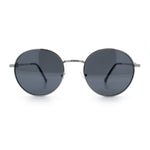 Classy Windsor Retro Metal Rim Round Luxe Metal Rim Sunglasses