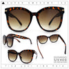 Womens XL Oversized High Temple Horn Rim Plastic Sunglasses