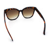 Womens XL Oversized High Temple Horn Rim Plastic Sunglasses