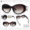 Womens Oversized Oval Mod Luxury Fashion Plastic Sunglasses