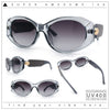 Womens Oversized Oval Mod Luxury Fashion Plastic Sunglasses