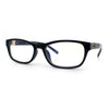 Classy Narrow Rectangle Blue Light Filter Clear Lens Computer Glasses