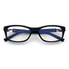 Classy Narrow Rectangle Blue Light Filter Clear Lens Computer Glasses