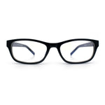 Classy Narrow Rectangle Blue Light Filter Clear Lens Computer Glasses