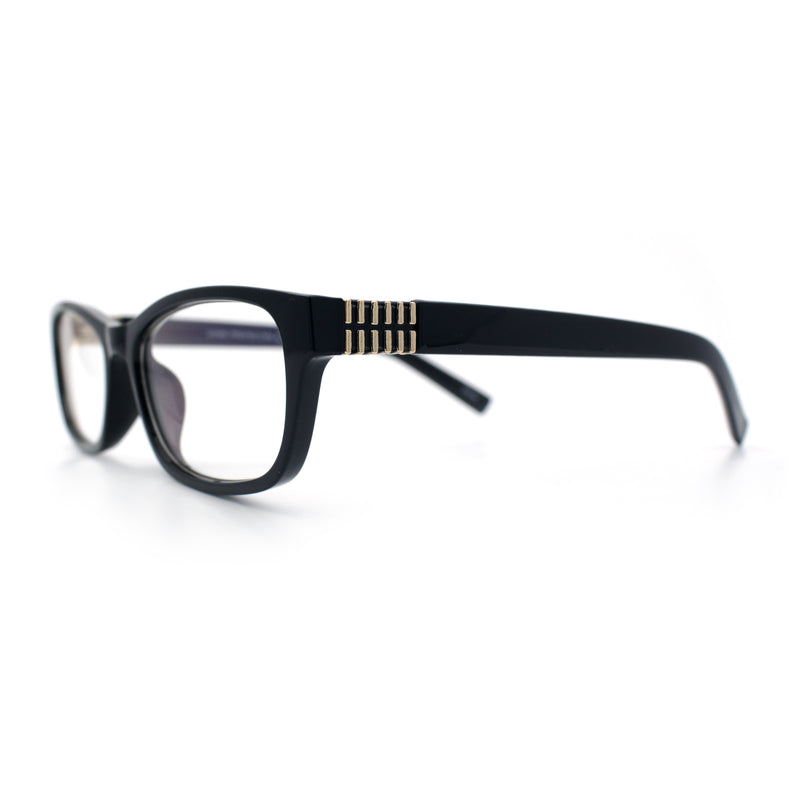Classy Narrow Rectangle Blue Light Filter Clear Lens Computer Glasses