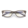Classy Narrow Rectangle Blue Light Filter Clear Lens Computer Glasses