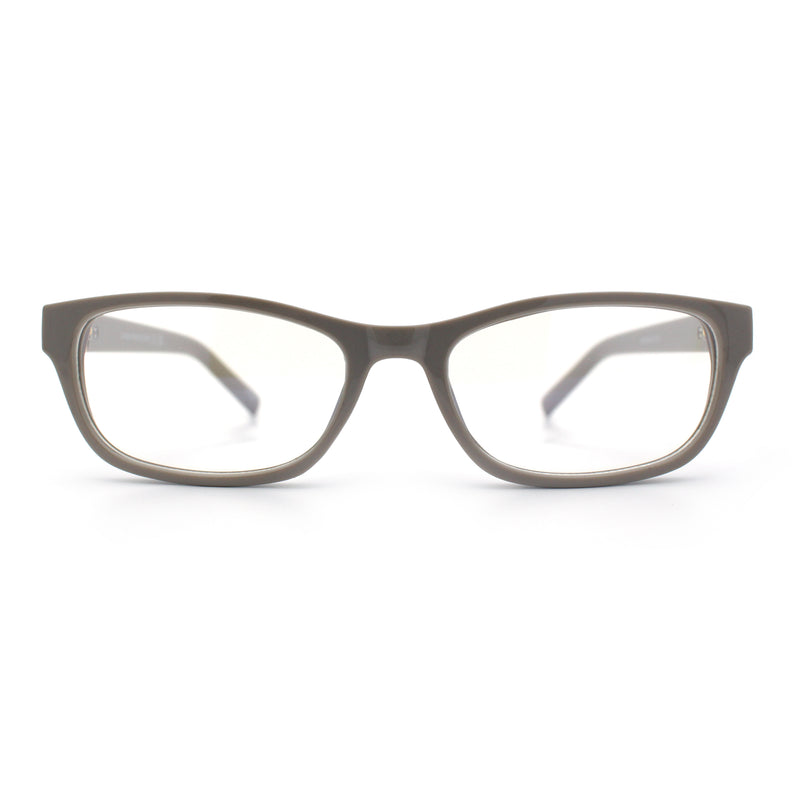 Classy Narrow Rectangle Blue Light Filter Clear Lens Computer Glasses