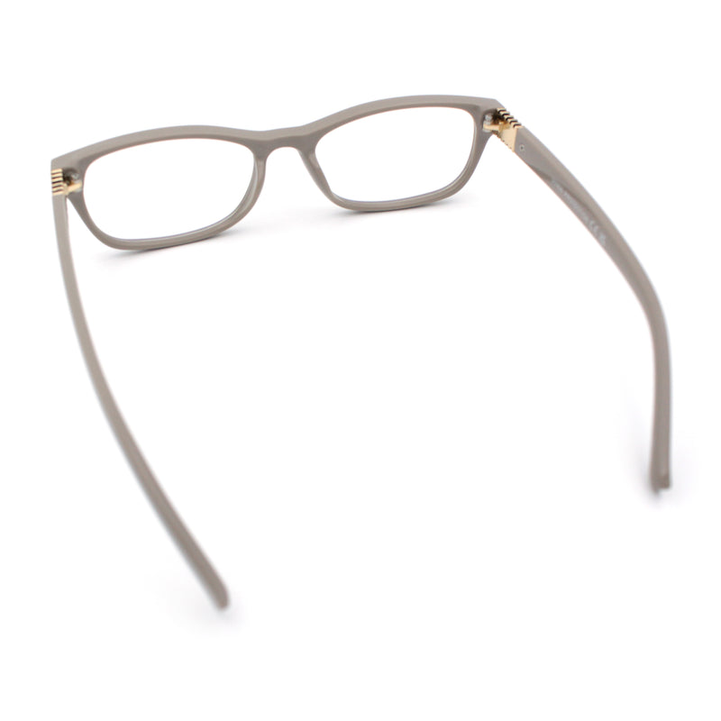 Classy Narrow Rectangle Blue Light Filter Clear Lens Computer Glasses
