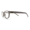 Classy Narrow Rectangle Blue Light Filter Clear Lens Computer Glasses