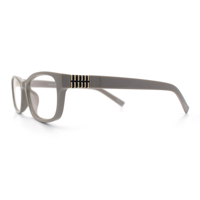Classy Narrow Rectangle Blue Light Filter Clear Lens Computer Glasses