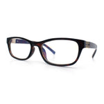 Classy Narrow Rectangle Blue Light Filter Clear Lens Computer Glasses