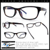 Classy Narrow Rectangle Blue Light Filter Clear Lens Computer Glasses