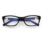 Classy Narrow Rectangle Blue Light Filter Clear Lens Computer Glasses
