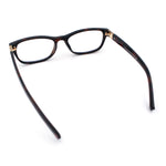 Classy Narrow Rectangle Blue Light Filter Clear Lens Computer Glasses