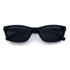 Womens Classy Narrow Rectangle Horn Rim Plastic Fashion Sunglasses