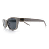 Womens Classy Narrow Rectangle Horn Rim Plastic Fashion Sunglasses