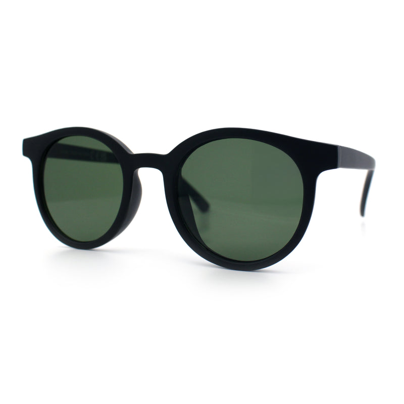 Retro Hipster Fashion Horn Rim Round Circle Len Plastic Sunglasses