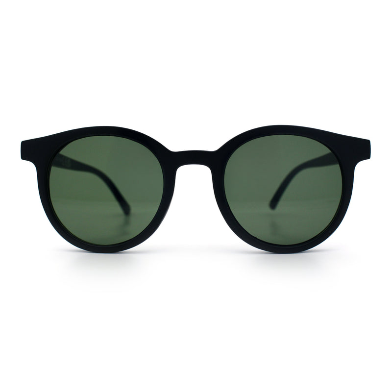 Retro Hipster Fashion Horn Rim Round Circle Len Plastic Sunglasses
