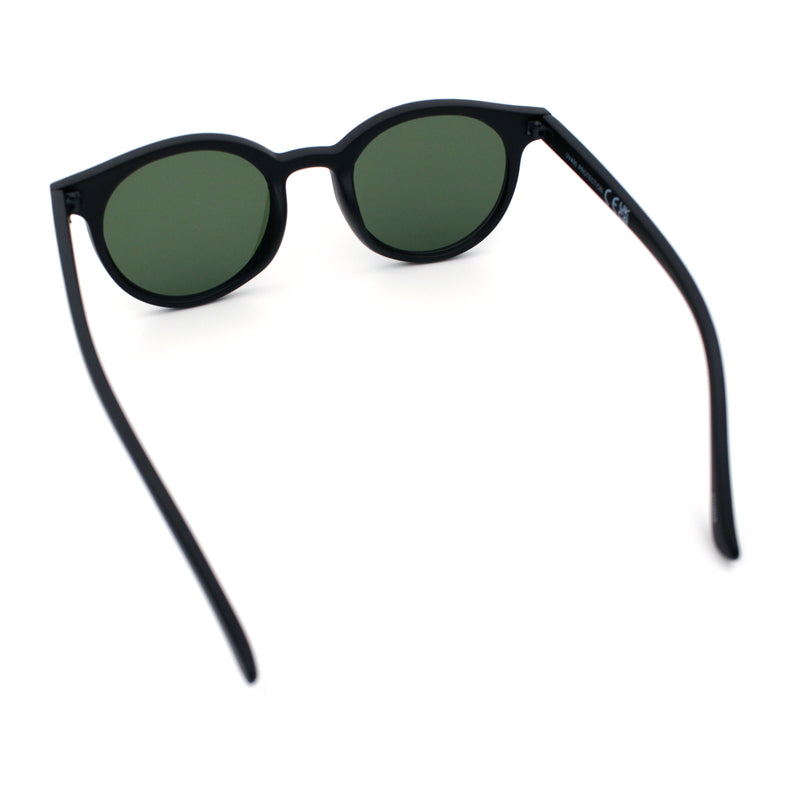 Retro Hipster Fashion Horn Rim Round Circle Len Plastic Sunglasses