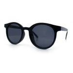 Retro Hipster Fashion Horn Rim Round Circle Len Plastic Sunglasses