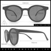 Retro Hipster Fashion Horn Rim Round Circle Len Plastic Sunglasses