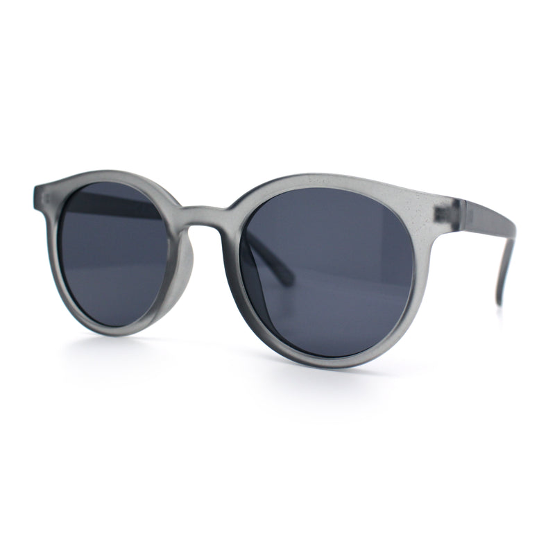 Retro Hipster Fashion Horn Rim Round Circle Len Plastic Sunglasses