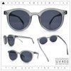Retro Hipster Fashion Horn Rim Round Circle Len Plastic Sunglasses