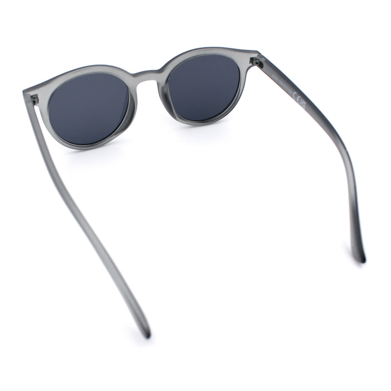 Retro Hipster Fashion Horn Rim Round Circle Len Plastic Sunglasses
