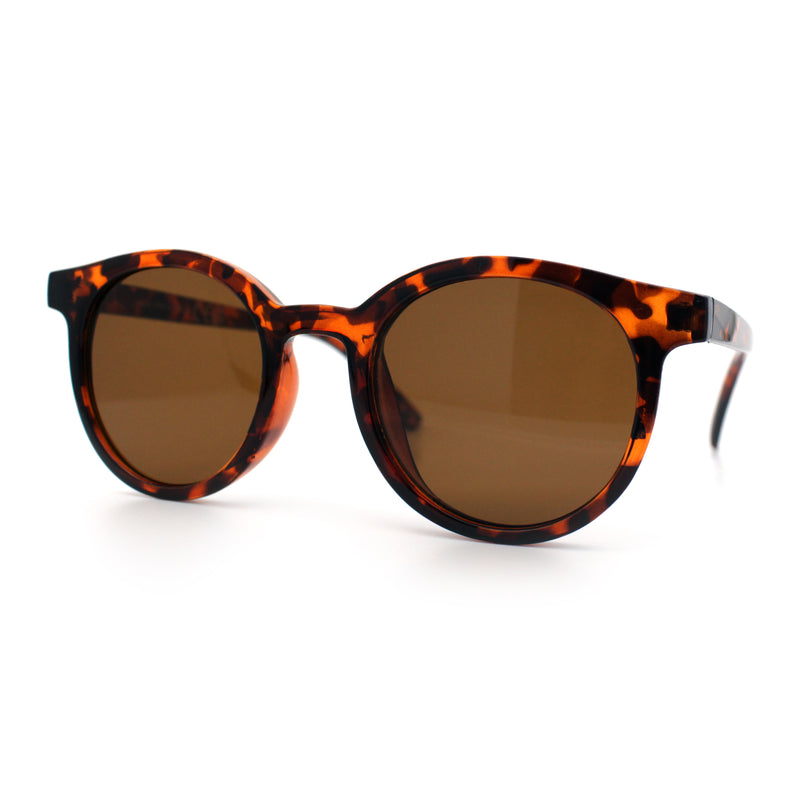 Retro Hipster Fashion Horn Rim Round Circle Len Plastic Sunglasses