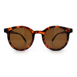 Retro Hipster Fashion Horn Rim Round Circle Len Plastic Sunglasses