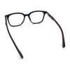 Spring Hinge Woodbuff Arm Studious Horn Rim Plastic Blue Light Filter Eyeglasses