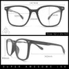 Spring Hinge Woodbuff Arm Studious Horn Rim Plastic Blue Light Filter Eyeglasses